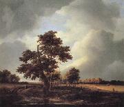 Jacob van Ruisdael Landscape with Shepherds and Peasants oil on canvas